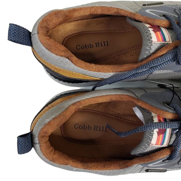 ROCKPORT Womens 10 COBB HILL Skylar Waterproof Sneaker in Gray NEW - Picture 8 of 13